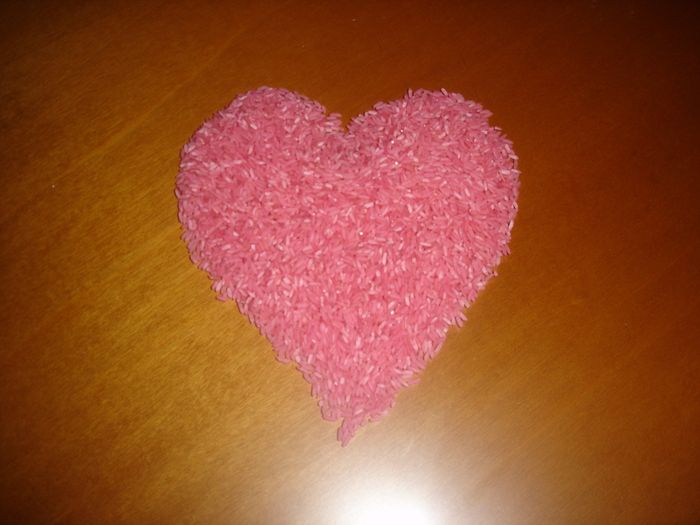 Mi arroz rosa ya seco.....