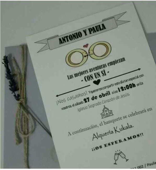 ¡Enséñanos tu invitación! 13