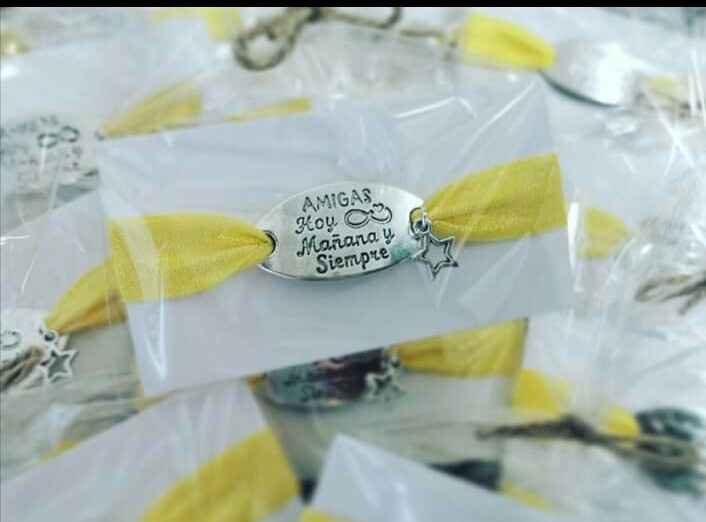 Pulseritas detalles para amigas o invitadas - 6