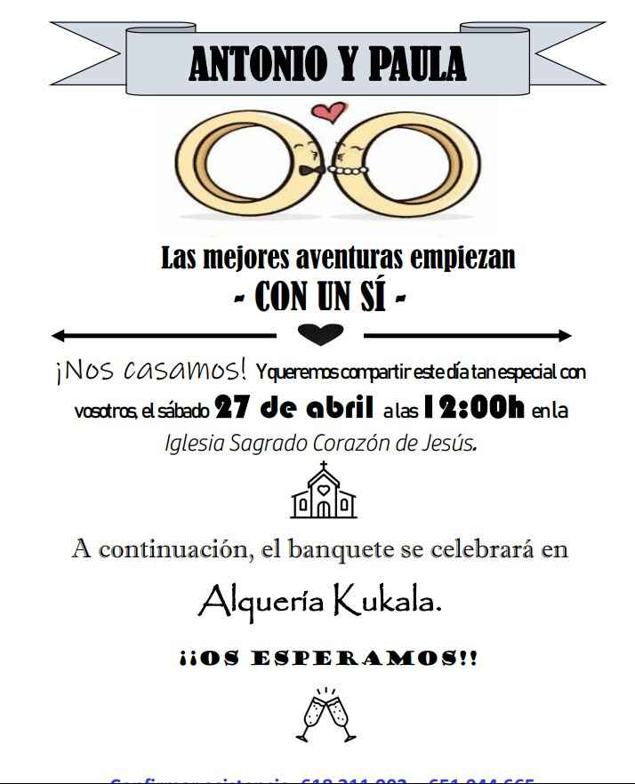 Así fue nuestra invitación - 1