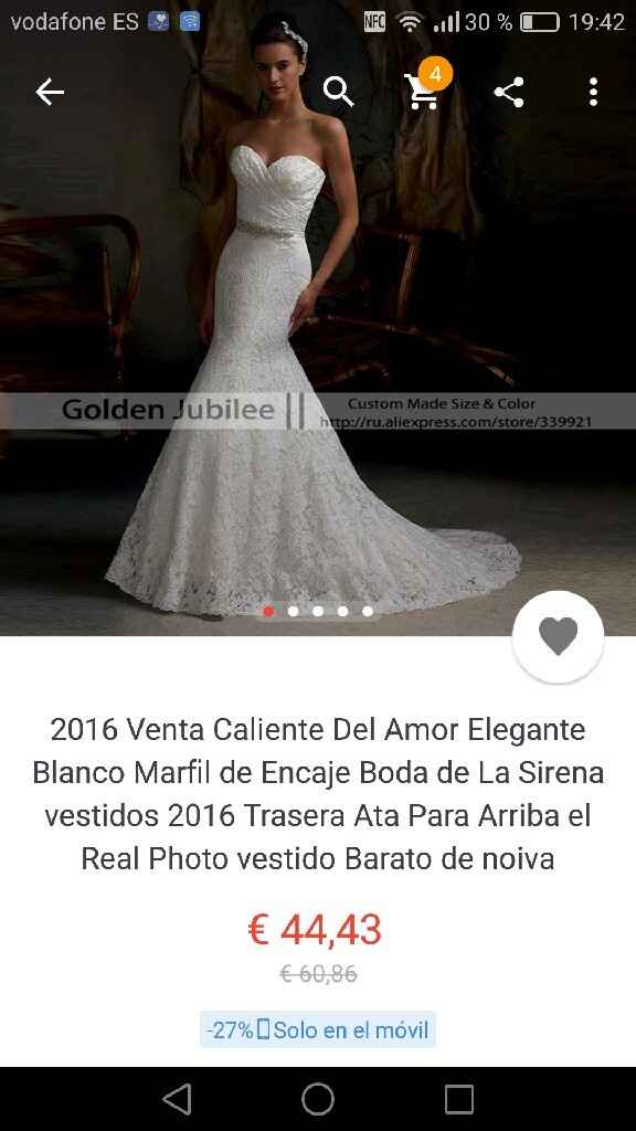 Vestidos de novia desde 450€ a 800€ - 2