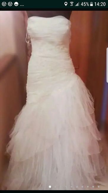 Cancan  vestido semisirena - 1