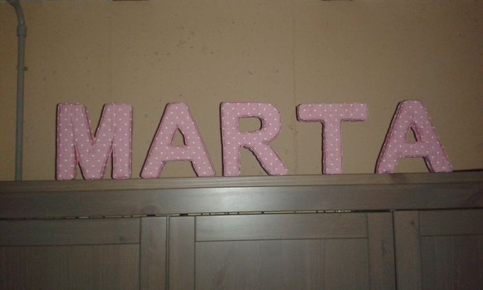 letras 3d tela