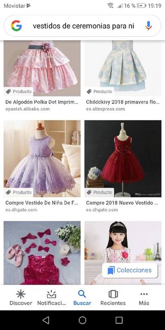 Busco vestidos de niñas de arras economicos. - 1