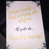 Carteles para confeti y lágrimas - 2