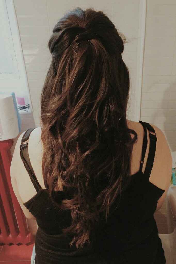 Duda: prueba de maquillaje y peinado. - 1