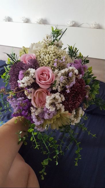 Ilusionada con mi ramo hecho a mano 😍 (foto) - 2