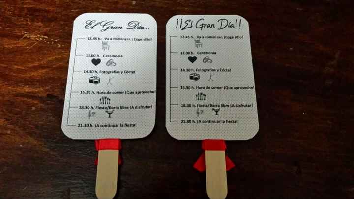 Programas de boda - 2