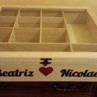 Cajas pintadas para Candy-bar