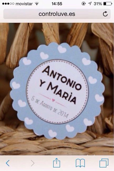 Etiquetas para regalos de boda  - 2