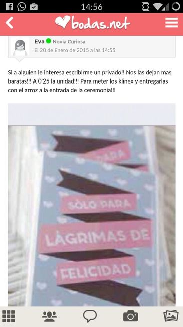 Pañuelos lagrimas de felicidad  - 1