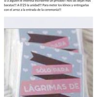 Pañuelos lagrimas de felicidad  - 1