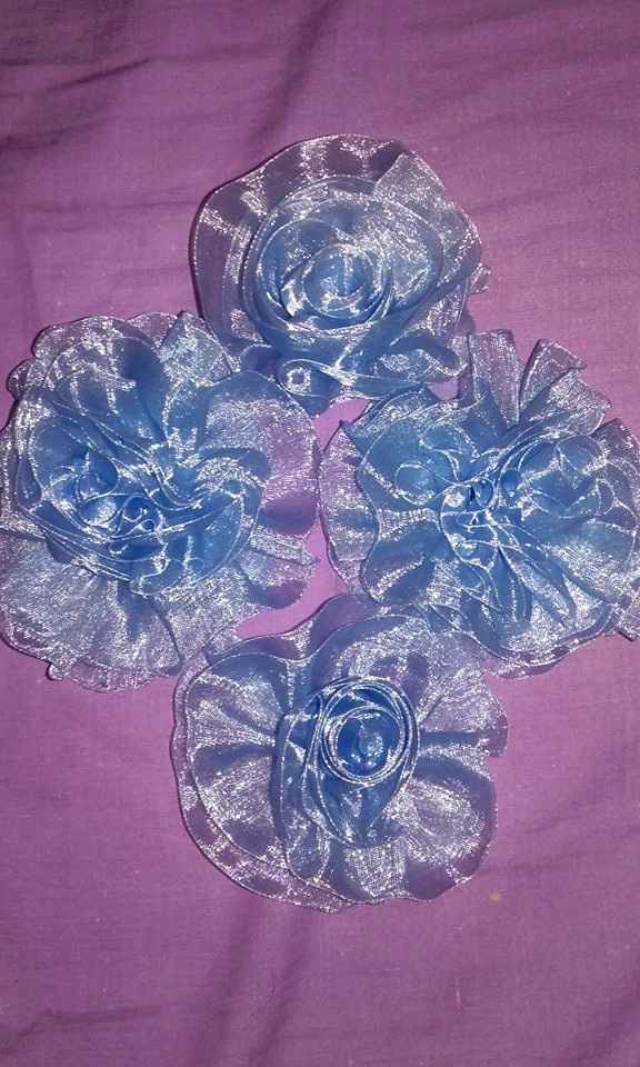 Flores de Organza