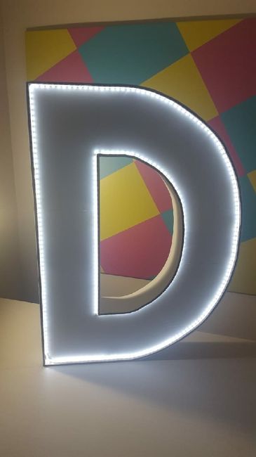 Letras xxl luminosas - 2