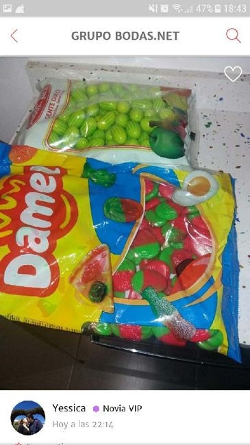 Chuches para candy bar - 1