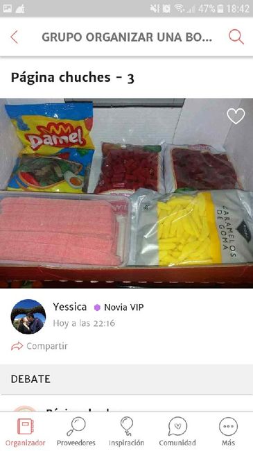 Chuches para candy bar - 2