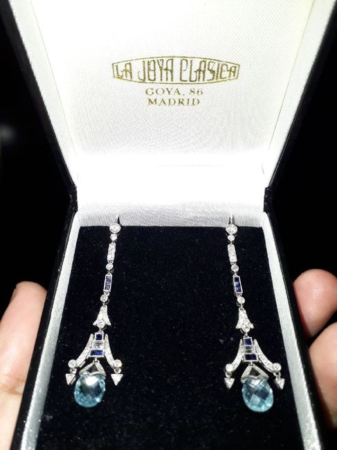 Pendientes de novia azules, ¿sí o no? 2