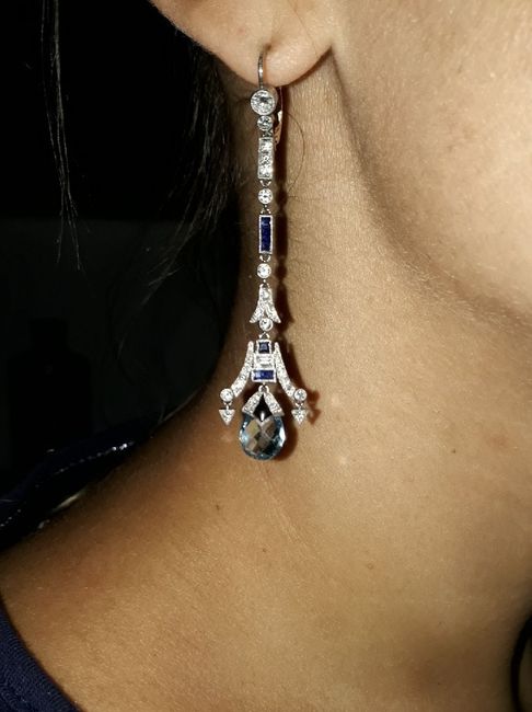 Pendientes de novia azules, ¿sí o no? 1