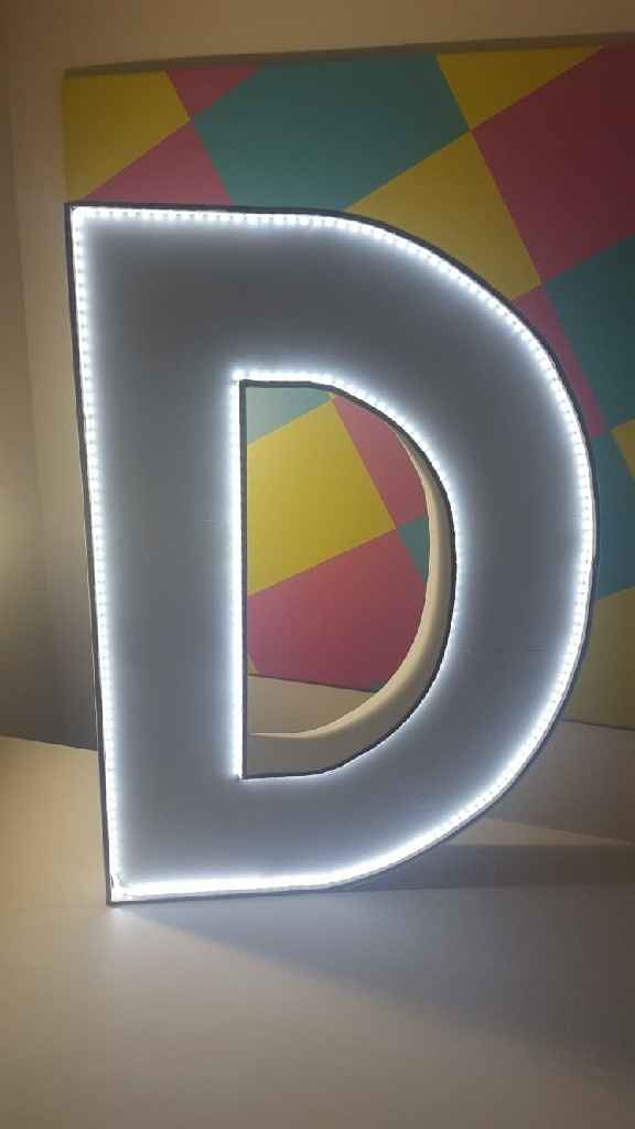 Letras xxl luminosas - 2