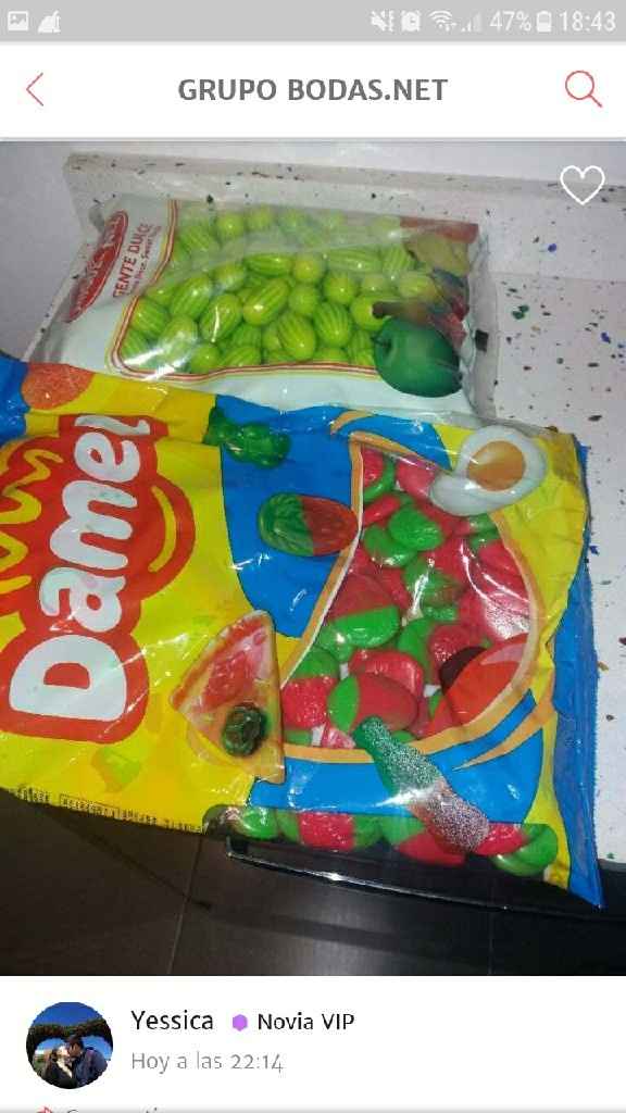 Chuches para candy bar - 1