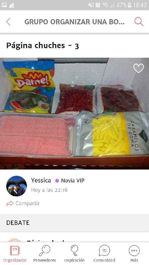 Chuches para candy bar - 2