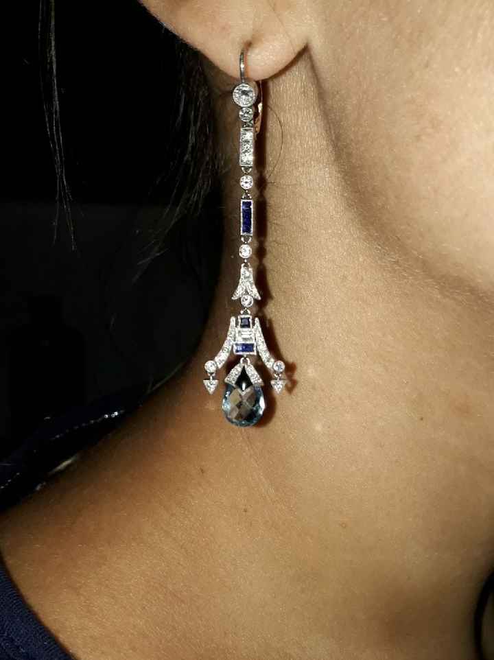 Pendientes de novia azules, ¿sí o no? - 2