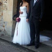 Vendo vestido de novia precioso y barato (mpdelo paladia) - 4