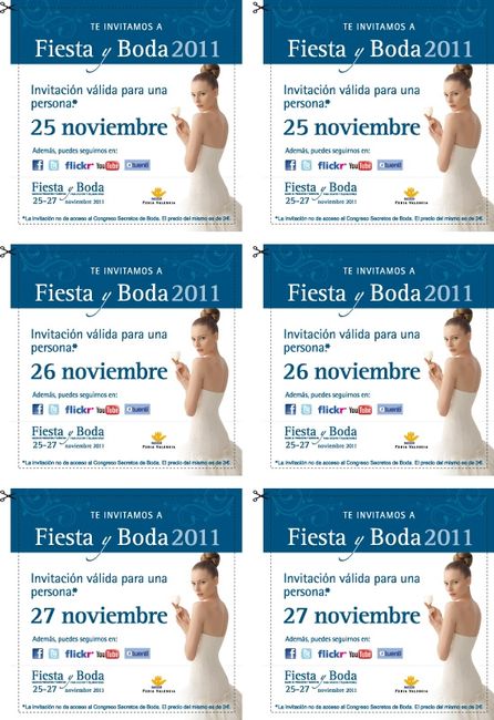 INVITACIÓN FIESTA Y BODA 2011