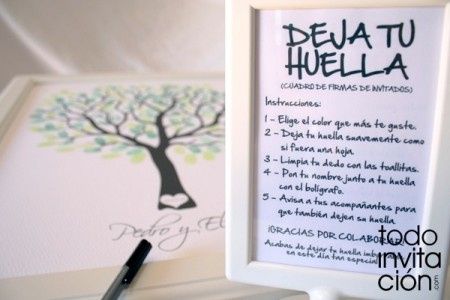 Libro de firmas? Hazlo de huellas!