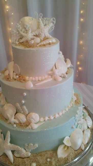 Pastel boda de playa