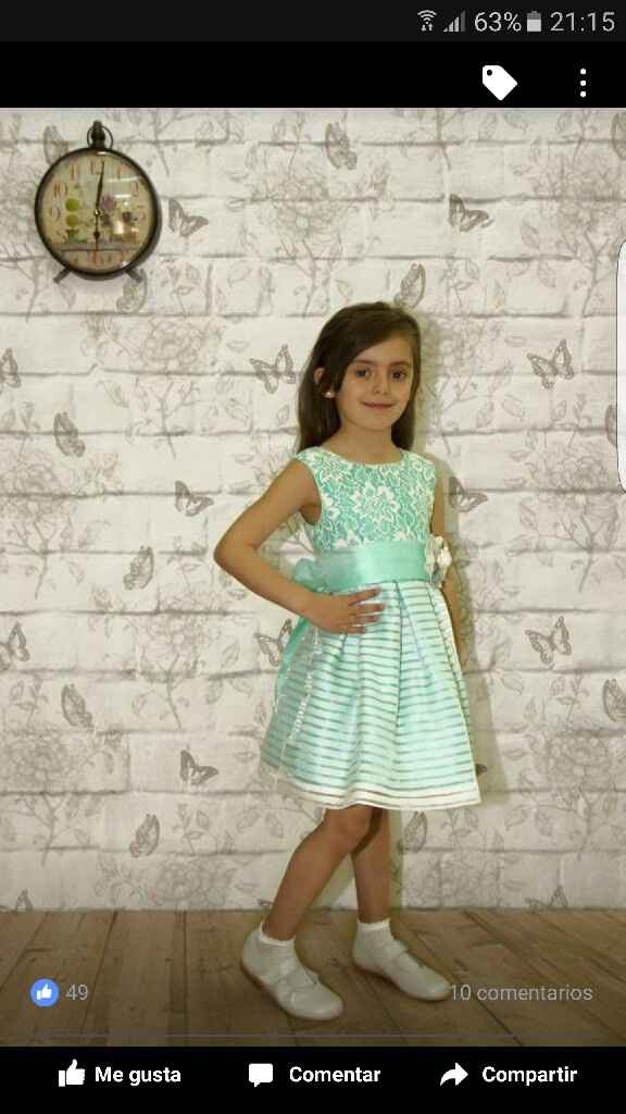 Vestido de mis damas de hono pequeñas - 1