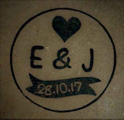 Sello personalizado para detalles y mesa dulce
