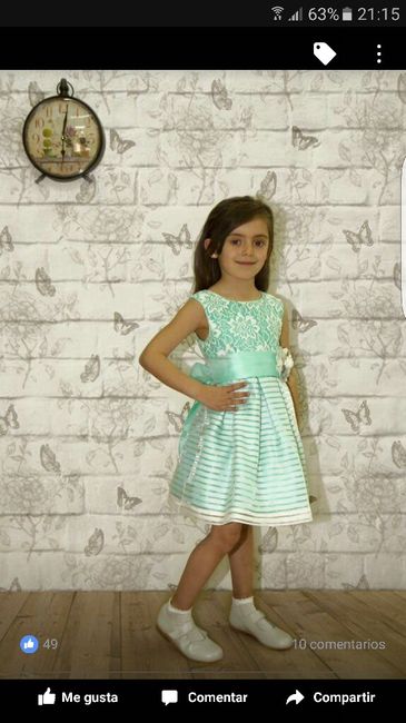 Vestido de mis damas de hono pequeñas - 1