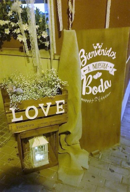 Bienvenida al restaurante