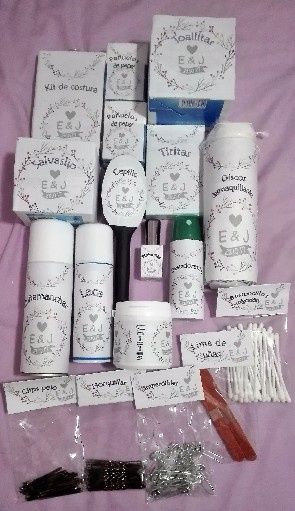 Contenido caja mujeres baño
