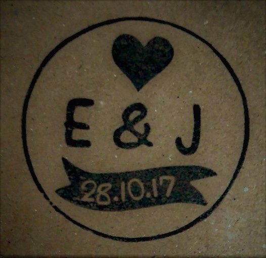 Sello personalizado para detalles y mesa dulce