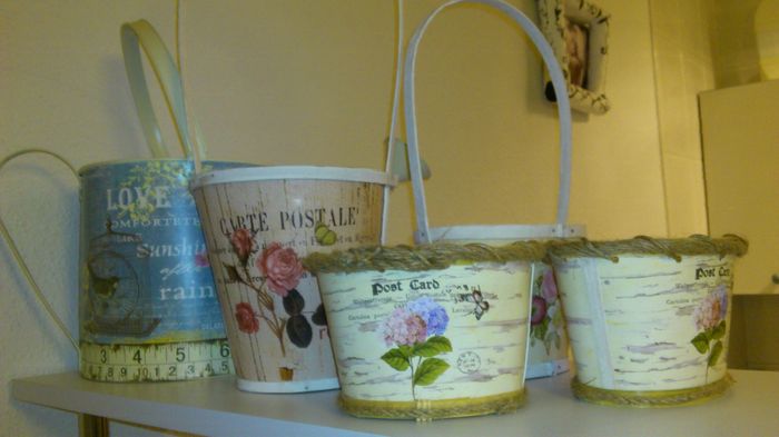 Las primeras cositas que compré para decorar la boda