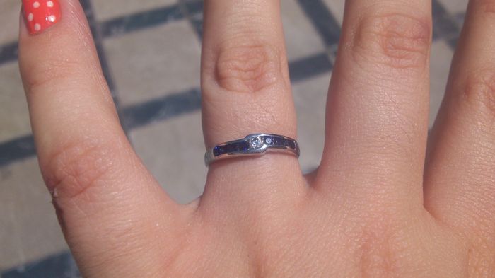 Mi anillo de compromiso!