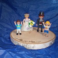 Muñeco tarta de playmobil - 1