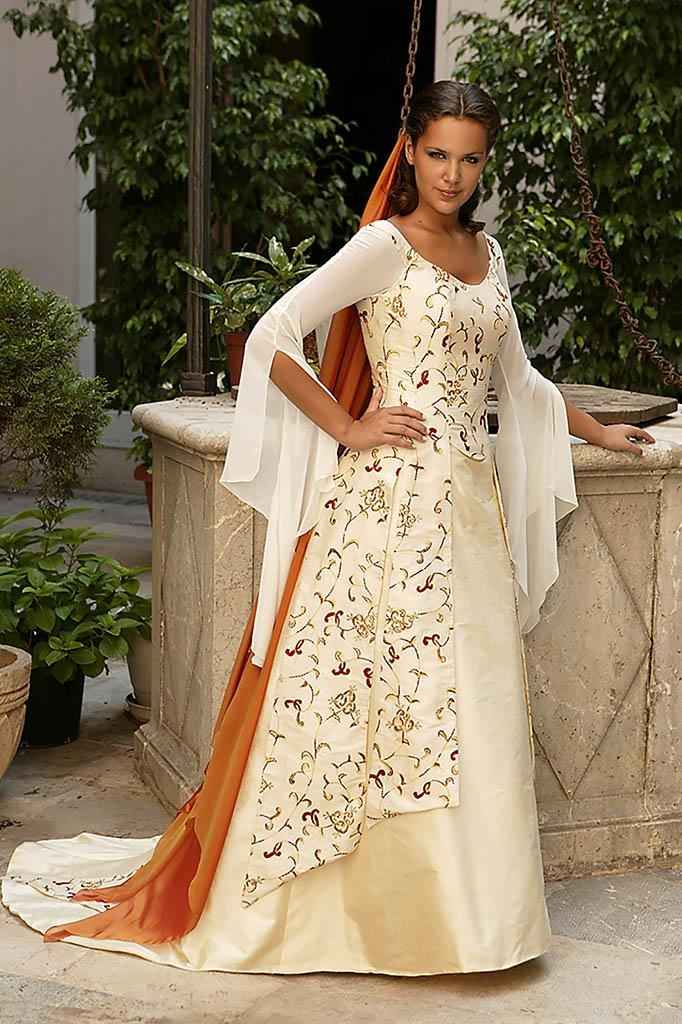 VESTIDO ESTILO MEDIEVAL
