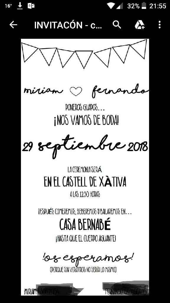  Texto para mis invitaciones - 1