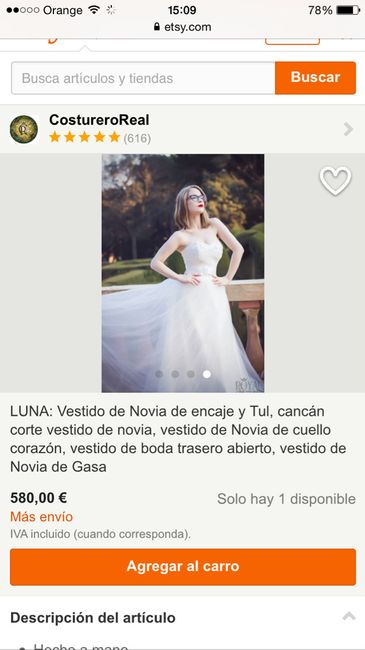 Zapatos y alianzas, mas telas del vestido - 2
