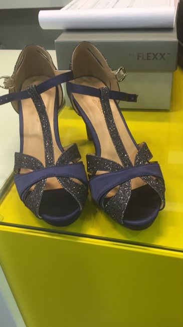 Zapatos y alianzas, mas telas del vestido - 5