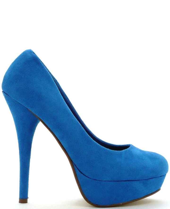 zapato azul