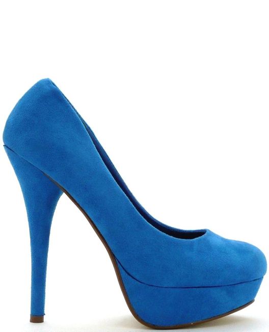 zapato azul