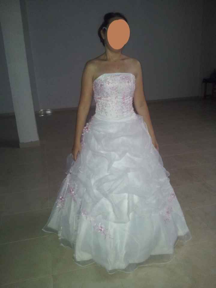 Mi vestido de novia.