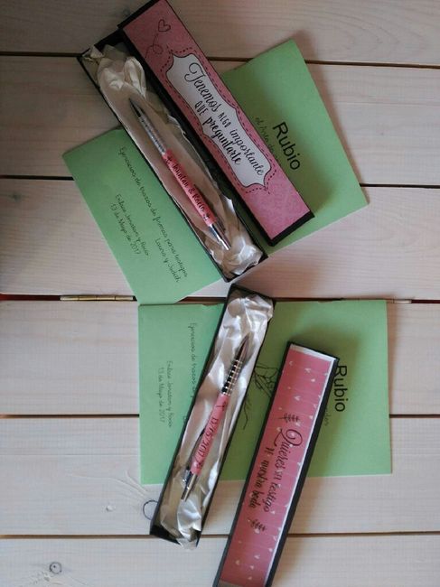  Bolis para testigos personalizados - 1