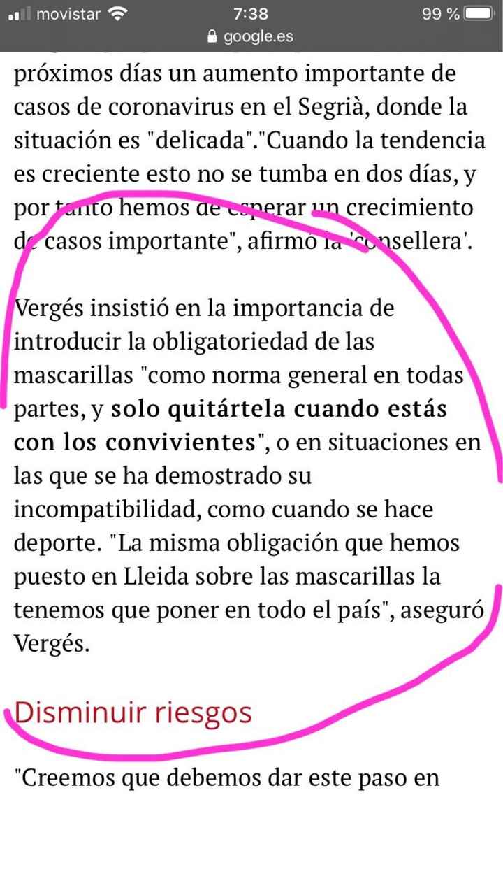 Mascarilla obligatoria sí o sí en bodas? - 1