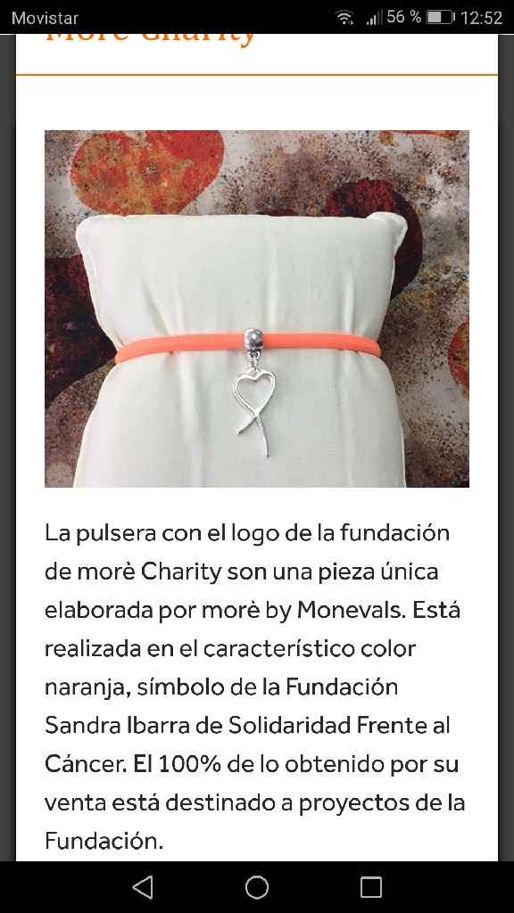 Pulseras solidarias sandra ibarra contra el cancer - 1