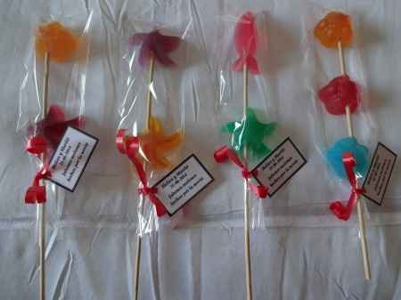 Brochetas de jabones